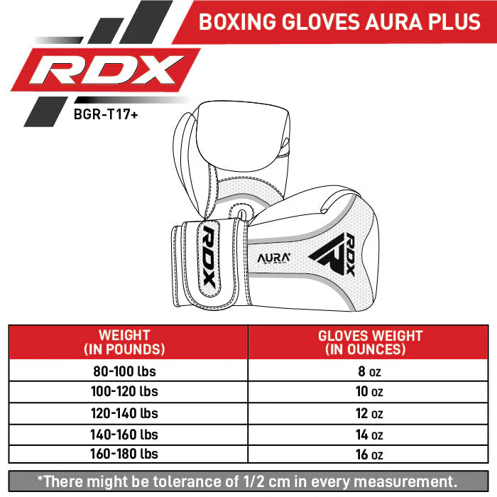 RDX Boxing Gloves Aura Plus